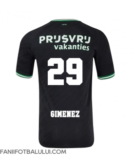Feyenoord Santiago Gimenez #29 Tricou Fotbal Replică 2024-25 Barbati Deplasare